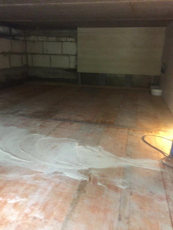 Richtfest in Schnelsen Garage mit Boden ausgelegt 2017