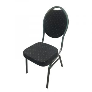 Bankett-Stuhl schwarz