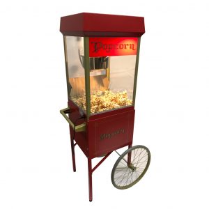 Popcornmaschine mit Deko Wagen