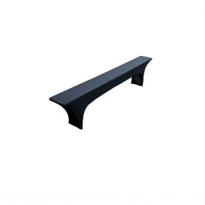 Festzeltbank Husse Stretch schwarz